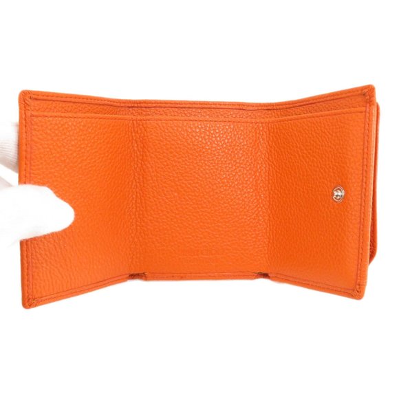 Jimmy Choo Star Motif Bifold Wallet Leather Women's - Picture 4 of 10